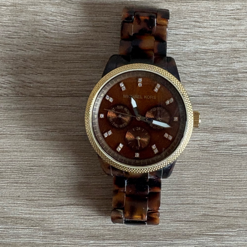Michael Kors Tortoise Shell Watch